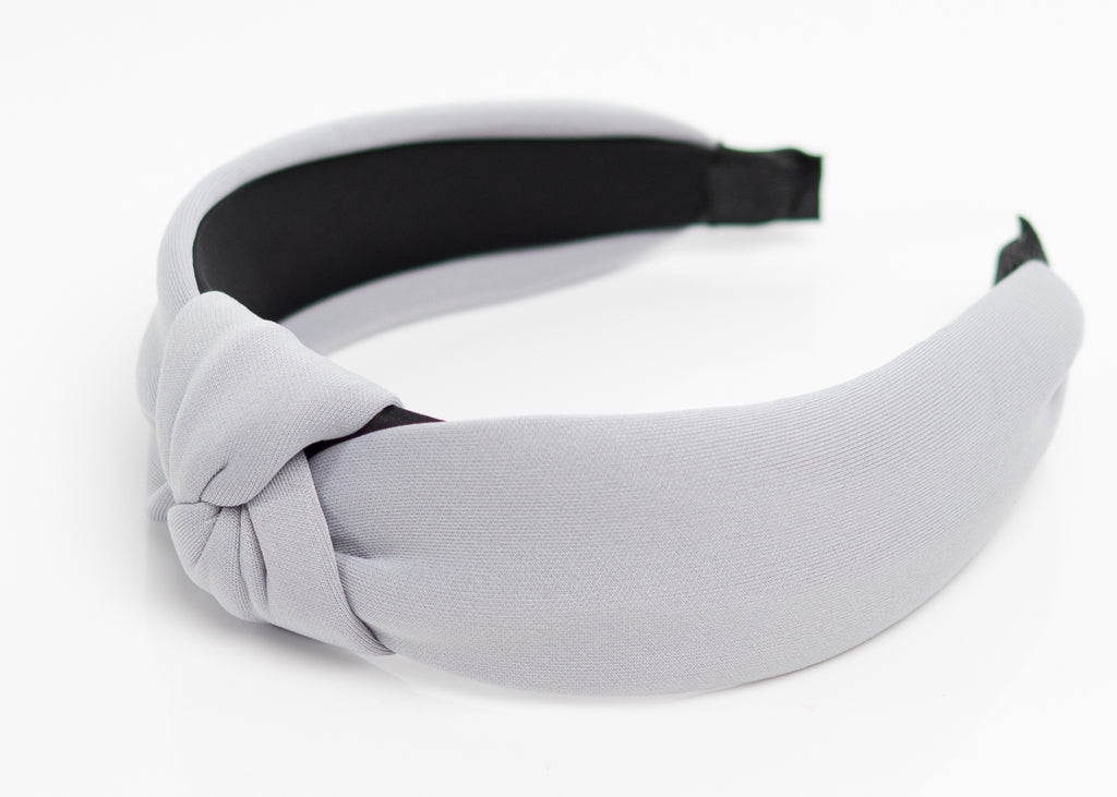 Gray Top Knotted Headband