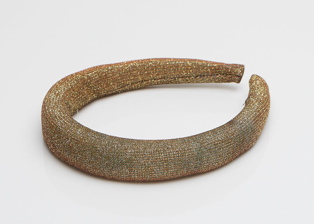 Gold Sparkle Padded Headband
