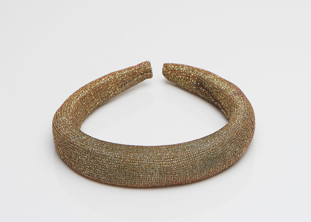 Gold Sparkle Padded Headband