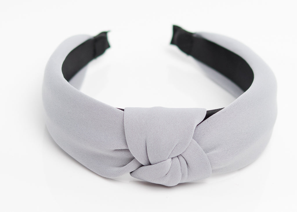 Gray Top Knotted Headband